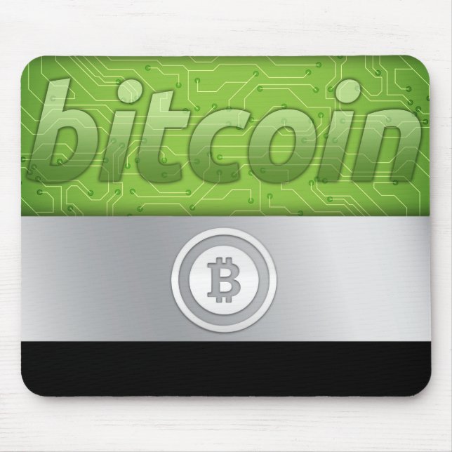 Bitcoin-Logo Mousepad (Vorne)