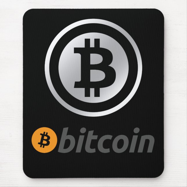 Bitcoin-Logo Mousepad (Vorne)