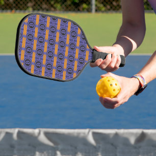 Bitcoin Logo-Muster Pickleball Schläger