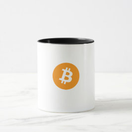 Bitcoin-Logo nur Tasse
