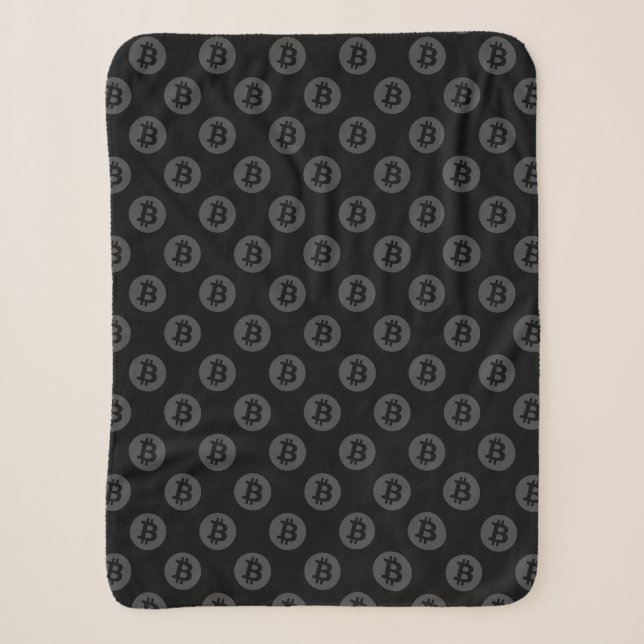 Bitcoin-Logo Sherpadecke (Vorderseite)