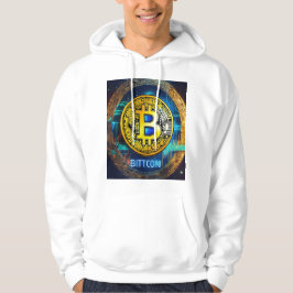 Bitcoin Logo Trending Mens T - Shirt Printed Hoodi