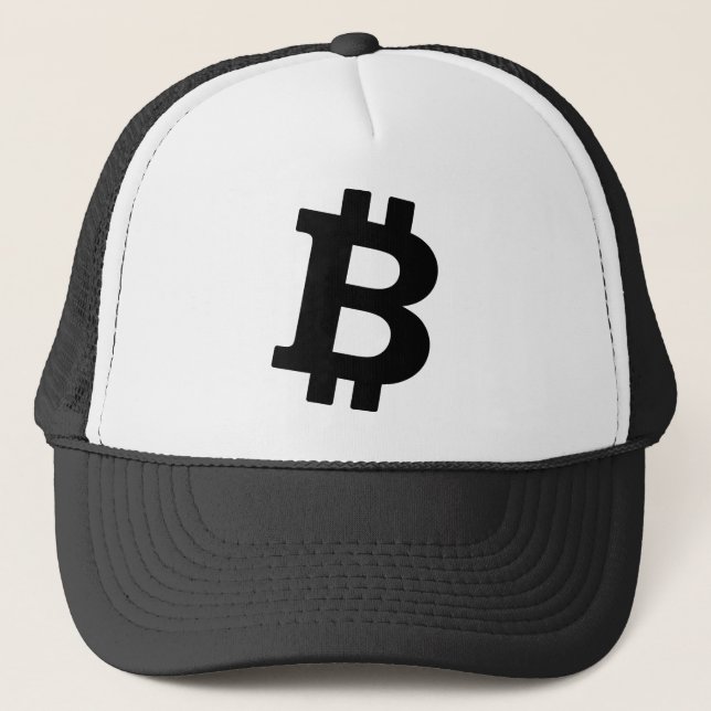 Bitcoin-Logo Truckerkappe (Vorderseite)