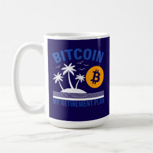 Bitcoin Mein Ruhestand, Insel-Vibes Tropisch Kaffeetasse