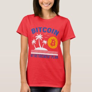 Bitcoin Mein Ruhestand, Insel-Vibes Tropisch T-Shirt