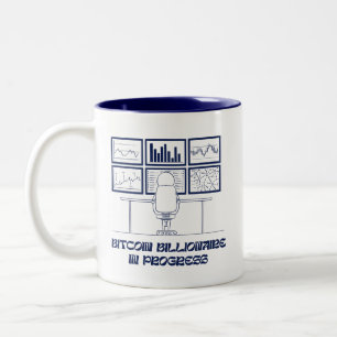 Bitcoin millionnaire En Cours Mug