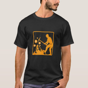 Bitcoin Miner Btc Mining Cryptowährung Digital Mo T-Shirt