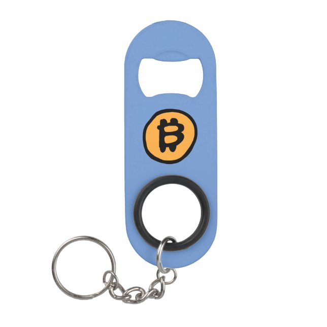 Bitcoin Mini Flaschenöffner (Vorderseite)