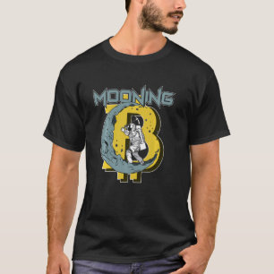 Bitcoin Mining Moon Shirt Astronaut Hard Wallet Bt