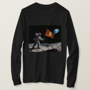 "Bitcoin Mond" Ölgemälde #1 T-Shirt