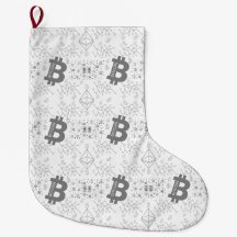 Bitcoin Money Design Weihnachts-Strumpf