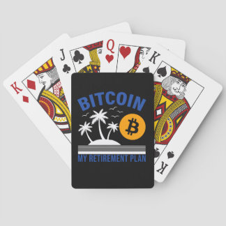 Bitcoin My Retirement, Island Vibes Tropical Spielkarten