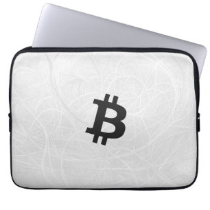 Bitcoin Neuron Weiß Laptopschutzhülle