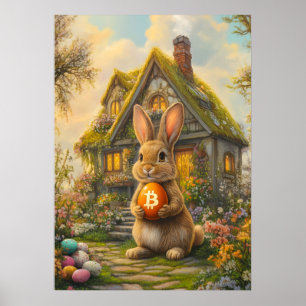 Bitcoin Ostereier-Hole Poster