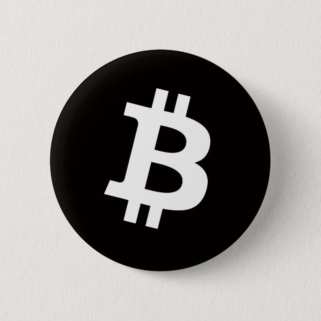 Bitcoin Pin Button (Medium) (Vorderseite)