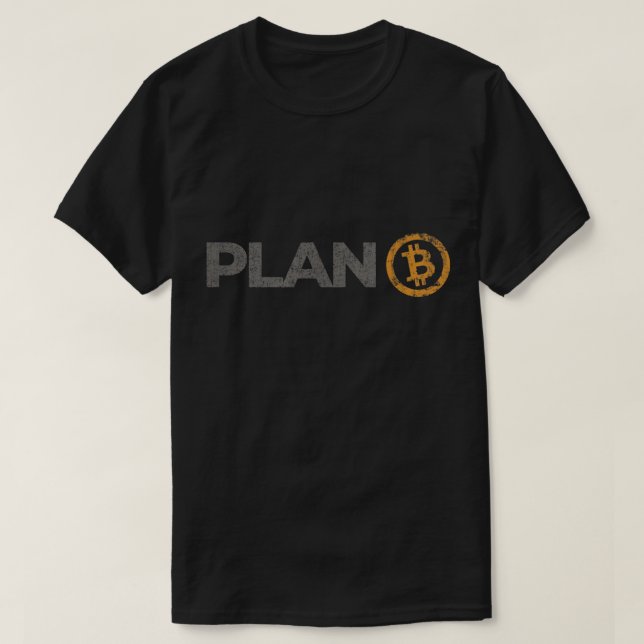 Bitcoin-Plan-Krypto-Design T-Shirt (Design vorne)