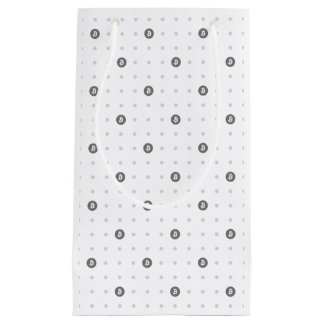 Bitcoin Polka Dots Gift Bag (Small) Kleine Geschenktüte