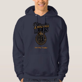 Bitcoin-Regeln-Hoodie mit individuellem Namen Hoodie