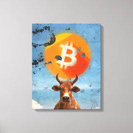 Bitcoin Resilient Bull (HD) Leinwanddruck