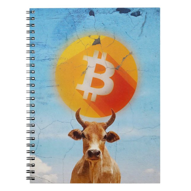 Bitcoin Resilient Bull Notizblock (Vorderseite)