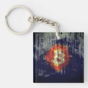 Bitcoin Resiliente Kunst Schlüsselanhänger