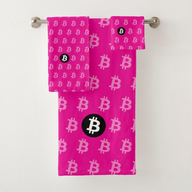 Bitcoin Rose vif (Style 2) (En situation)