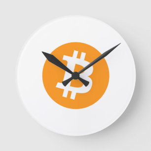 Bitcoin-Rund-Uhr Runde Wanduhr