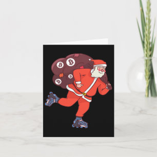 Bitcoin Santa Claus Kryptowährung Santa Crypto Karte