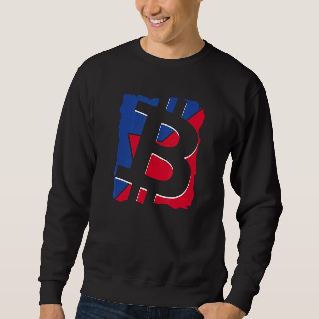 Bitcoin seine Zeit für Plan B BTC Krypto und Bitco Sweatshirt (Vorderseite)