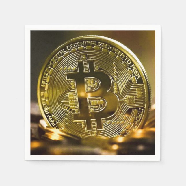 Bitcoin Serviette (Vorderseite)