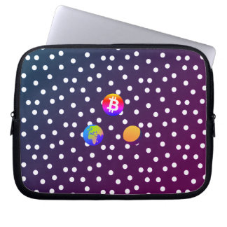Bitcoin Solar System Laptopschutzhülle