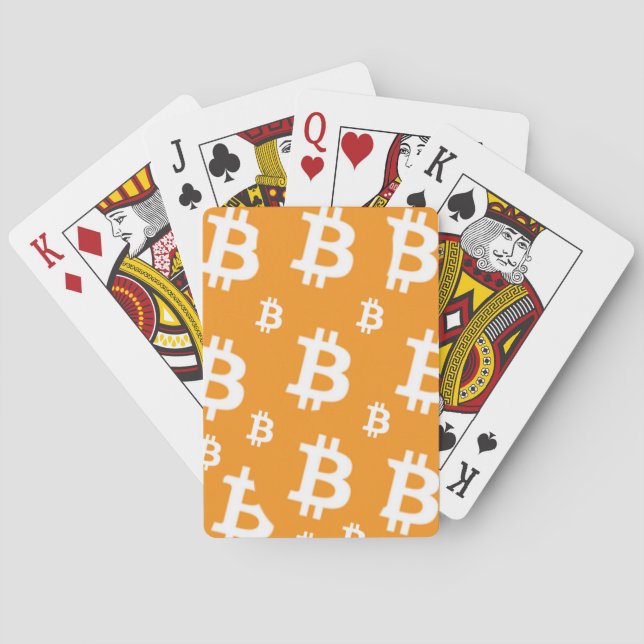 Bitcoin Spielkarten (Rückseite)