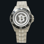 Bitcoin Stainless Steel Bracelet Watch Armbanduhr<br><div class="desc">Bitcoin Stainless Steel Bracelet Watch</div>