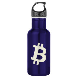 Bitcoin Standard ₿ (Blue) Edelstahlflasche