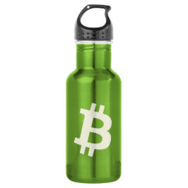 Bitcoin Standard ₿ (Green) Edelstahlflasche