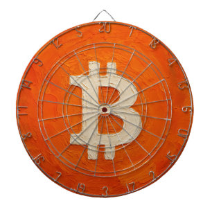 Bitcoin-Standard (Öl, Stil: 3) Dartscheibe