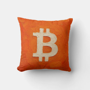 Bitcoin-Standard (Öl, Stil: 3) Kissen