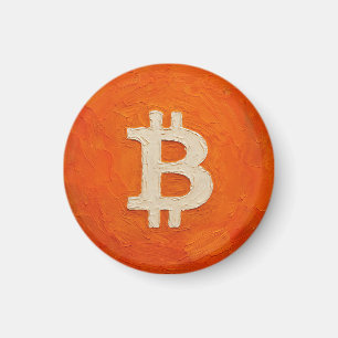 Bitcoin-Standard (Öl, Stil: 3) Magnet