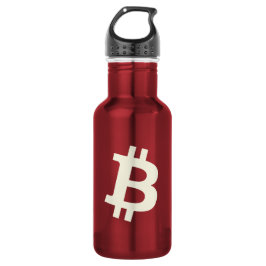 Bitcoin Standard ₿ (Red) Edelstahlflasche