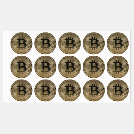 Bitcoin Stickers Etiketten