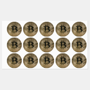 Bitcoin Stickers Etiketten