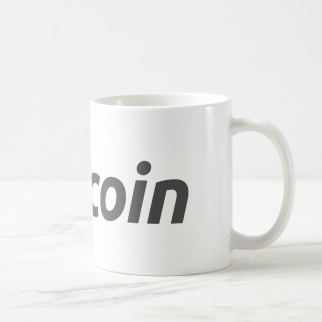 Bitcoin-Tasse Kaffeetasse (Rechts)