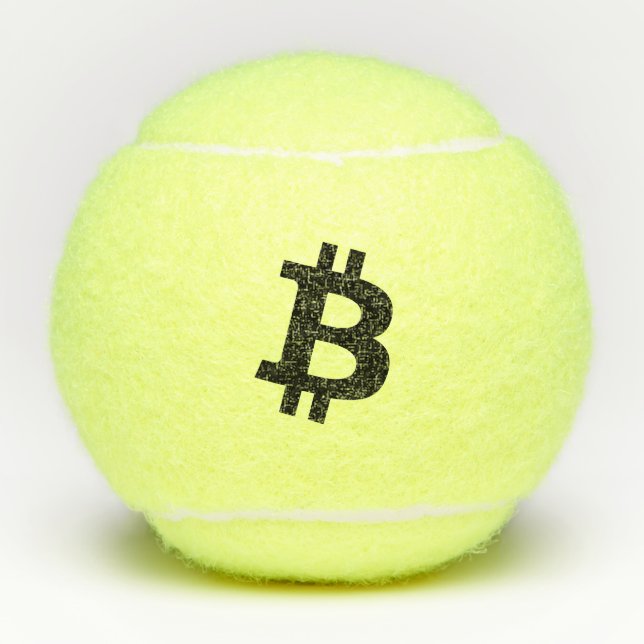 Bitcoin Tennisbälle (Vorderseite)