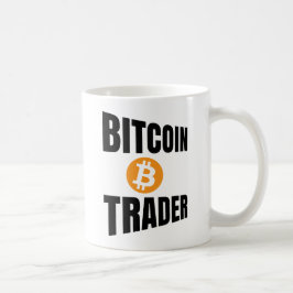 Bitcoin Trader Perspektivtext Kaffeetasse