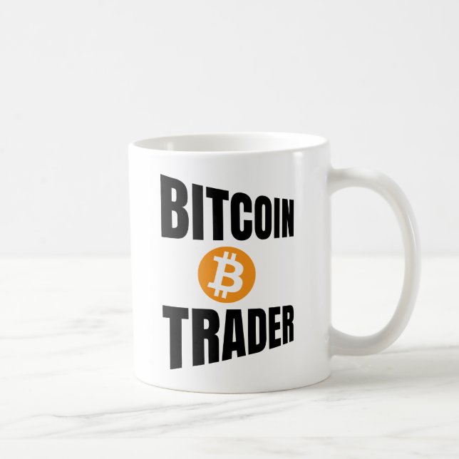 Bitcoin Trader Perspektivtext Kaffeetasse (Rechts)