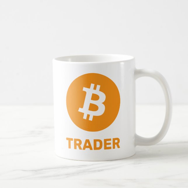 Bitcoin Trading-Logo Kaffeetasse (Rechts)