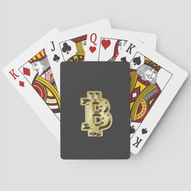 Bitcoin Trading Spielkarten (Rückseite)