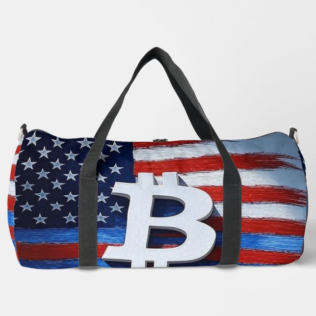 Bitcoin USA Duffle Bag (Vorderseite)