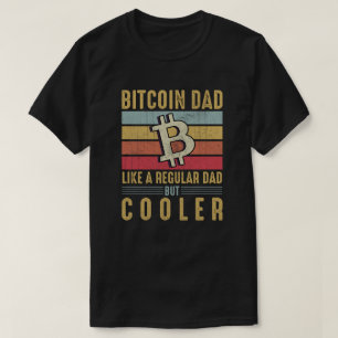 Bitcoin Vater - Cooler Crypto Tech-Savvy Vater-Des T-Shirt