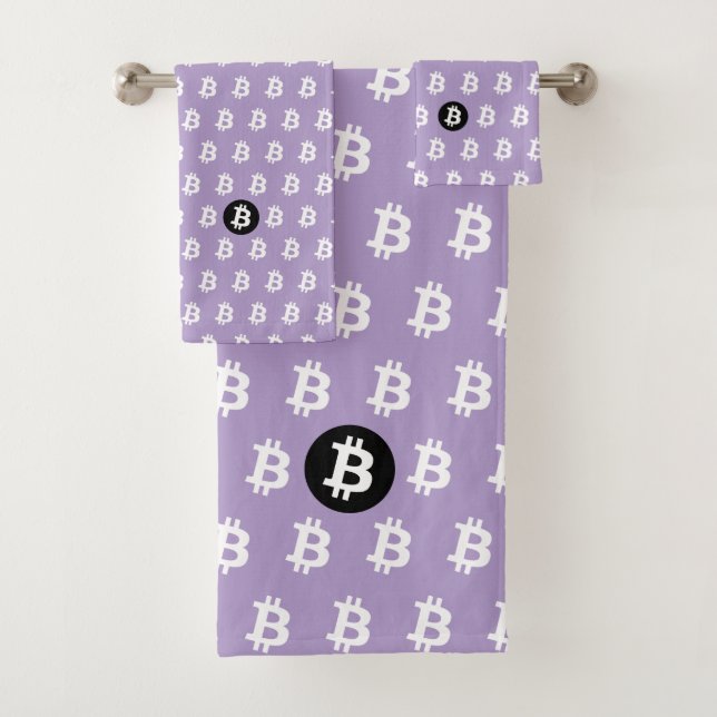 Bitcoin Violet Clair (En situation)